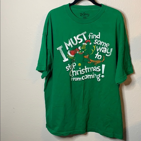 Dr Seuss Christmas Grinch Tee Shirt 